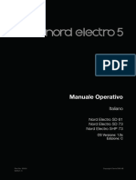 Nord Electro 5 Italian User Manual v1.x Edition C