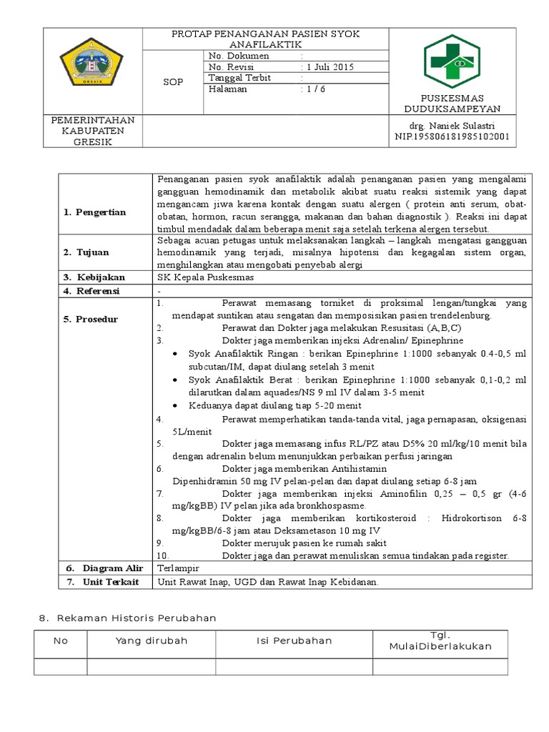 Pt.m-ugd-07 Protap Medis Penanganan Pasien Syok Anafilaktik