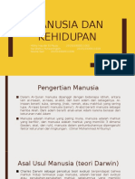 MANusia Dan Kehidupan