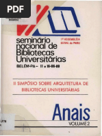 Seminario Nacional de Bibliotecas Universitárias