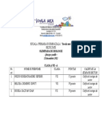 2013 Biologie Etapa Pe Scoala Rezultate Clasa a VII-A 0