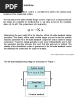 Full State Feedback Control