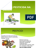 Utjecaj Pesticida Na Okoliš
