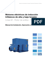 WEG Motor de Induccion Trifasico de Alta y Baja Tension 