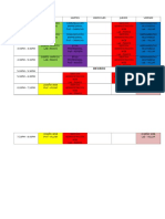 Horario Computacion e Informatica 5 Ciclo