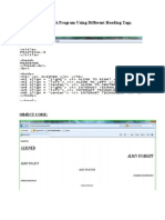 Programe4: Write A Program Using Different Heading Tags.: Source Code