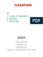 Deligation PPT by KK