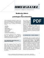 Radicales libres y  patologías buco-dentales