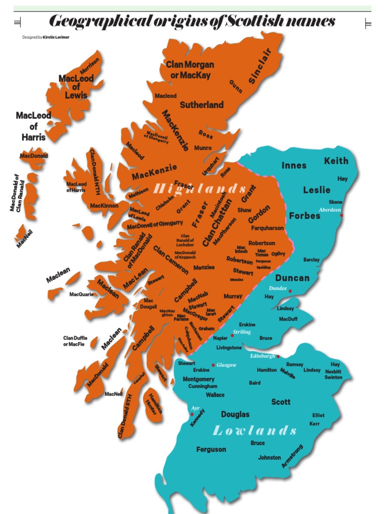 scottish-surname-map-scottish-clans-highlands-and-islands-of-scotland
