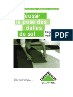 La Pose Des Dalles de Sol Moquette Et Plastique PDF