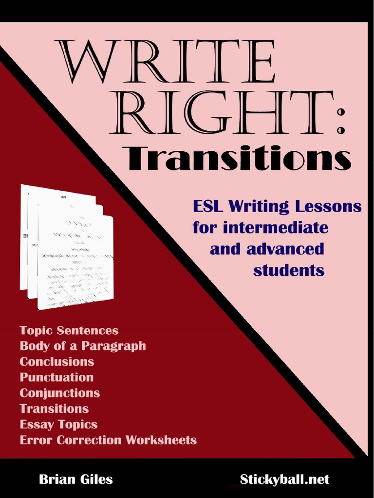 Write Right - Transitions | PDF | Comma | Paragraph