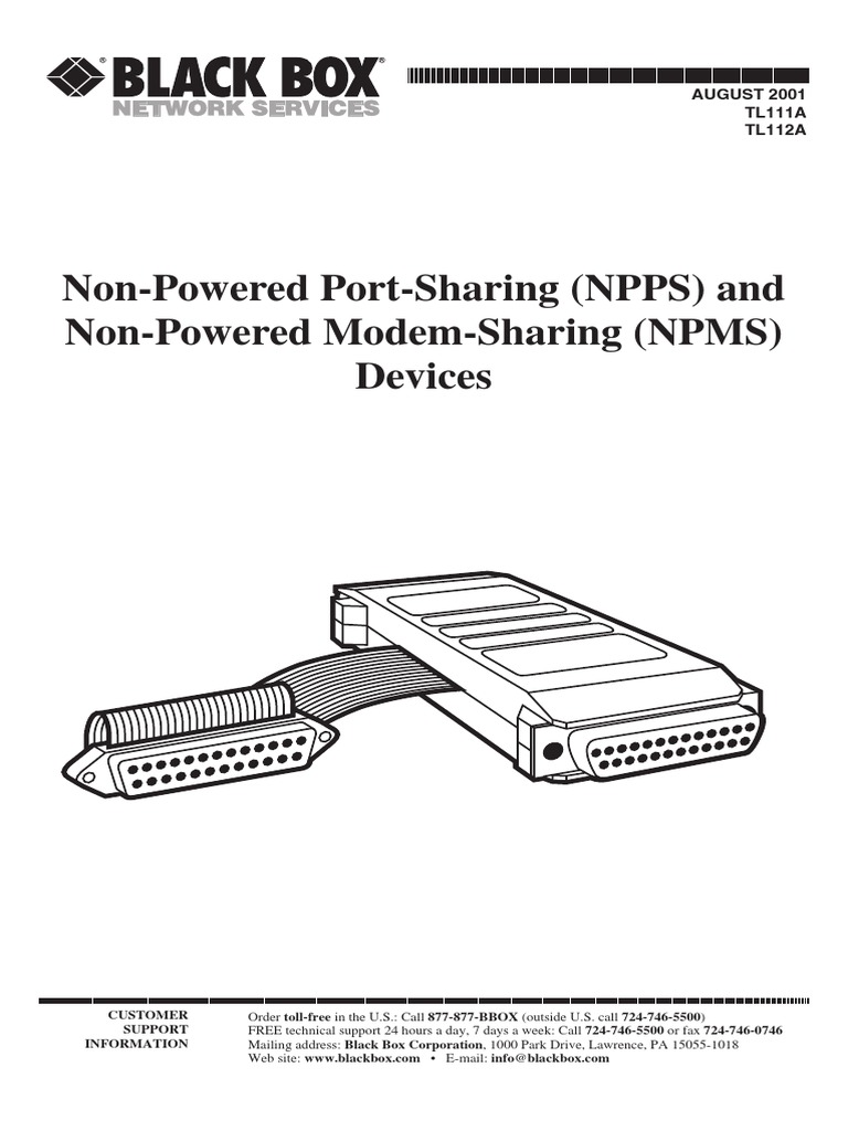 TL111-112A 8-01 Manual | PDF | Electronic Engineering | Telecommunications
