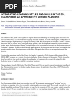 Download Integrating Learning Styles and Skills in ESL Classroom by Jorge Taveras SN30553672 doc pdf