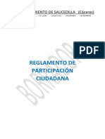 Reglamento de Participación Ciudadana