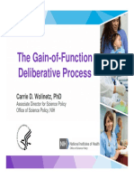 The Gain-of-Function Deliberative Process (Carrie Wolinetz)