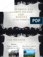 Comparing Colombian Cities