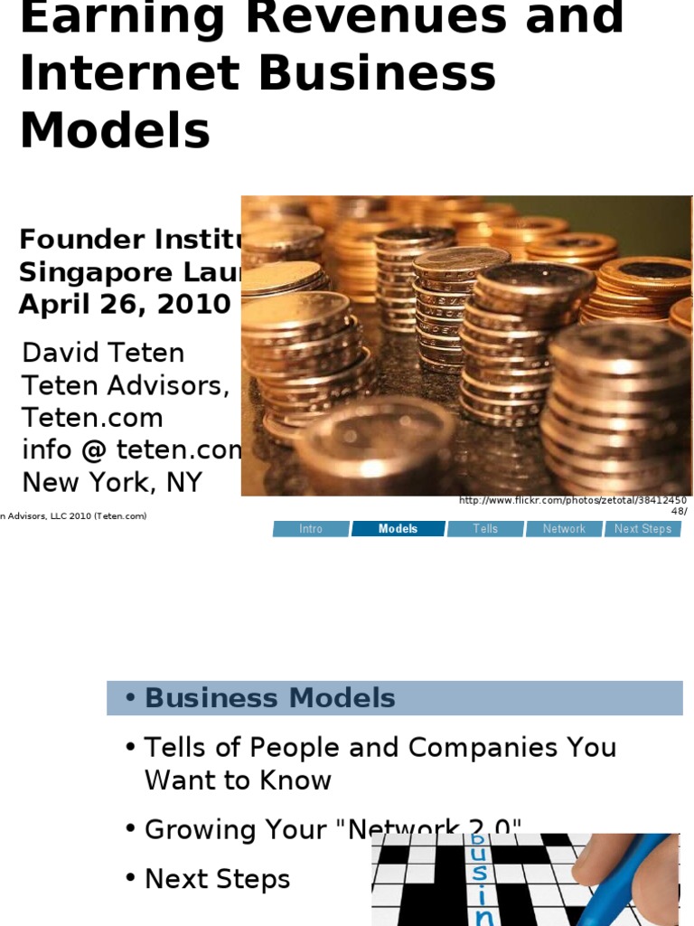 Internet Business Models Overview | PDF