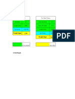 Weight Calculation