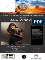 Ana Vidovic: Utah Classical Guitar Society