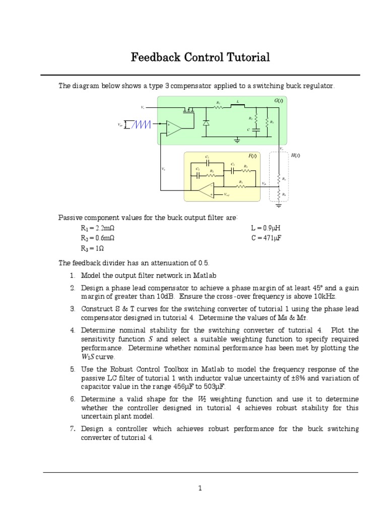 Feedback Control Pdf – Introduction to Feedback Control – PCHVMF