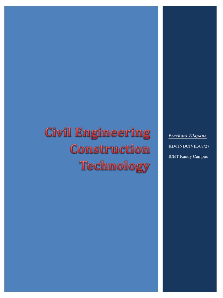 Civil Engineering Construction Assessment | PDF | Crane (Machine) | Soil
