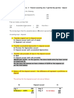 Disposal Account - Point 3 Class Exercise 5