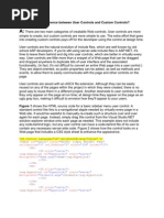 UserControls Vs CustomControls