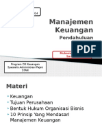 Manajemen Keuangan Pertemuan 1