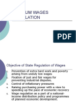 Minimum Wages Legislation