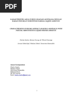 Download KARAKTERISTIK ASPAL PORUS GRADASI AUSTRALIA DENGAN BAHAN PENGIKAT SUBSTITUSI PARSIAL LIQUID ASBUTONpdf by AyuningtyasSuryaMukti SN305575176 doc pdf