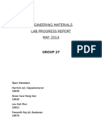 Engineering Materials Lab Report