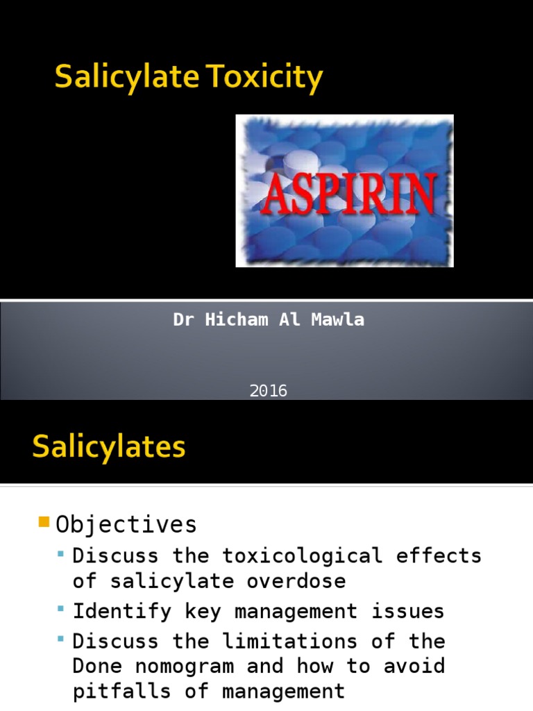 salicylates tca toxicity Aspirin Cardiac Arrhythmia