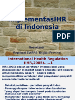 DR Hari Santoso-Implementasi IHR Di Indonesia