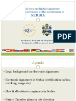 05 Serbia The Legal Acts On Digital Signature