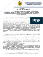 124.ordin Nr.2440-06.08.2013 Pentru Desemnarea Societatii Comerciale CERROCIM S.A. in Vederea Notificarii La Comisia Europeana