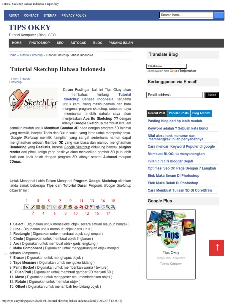 Tutorial sketchup 2017 bahasa indonesia pdf file