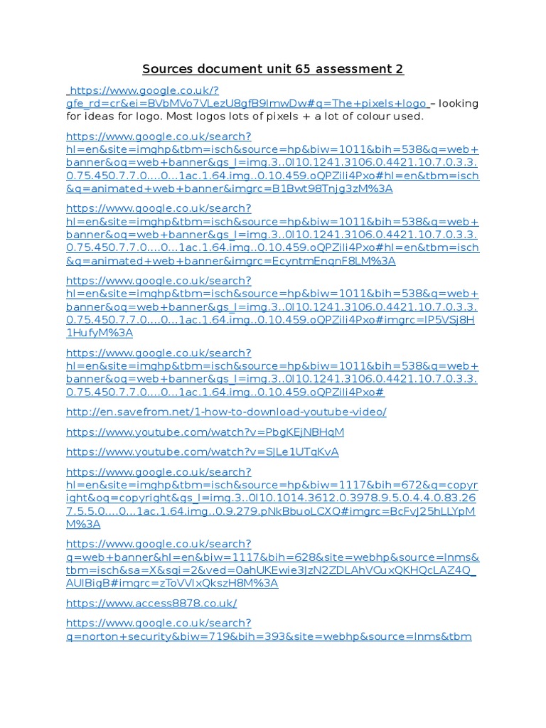 Sources Document Unit 65 Assessment 2 | PDF