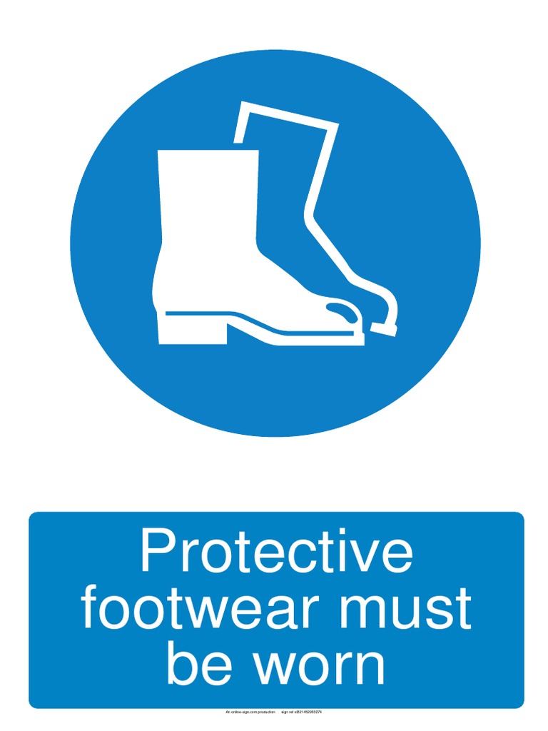 Safety Footwear Required Sign | PDF