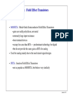 Fets: Field Effect Transistors: Mosfets