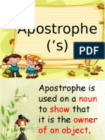Year 4 Topic 4 Apostrophe