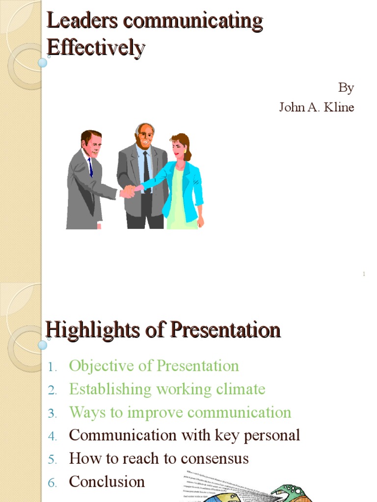 Effective Leadership Communication | PDF
