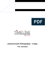 General Event Photography - 3 Days: PTA, Islamabad