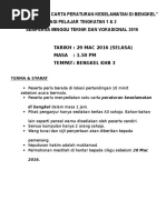 Contoh Surat Pertukaran Kelas