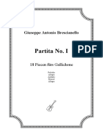 Giuseppe Antonio Brescianello: Partita No. I