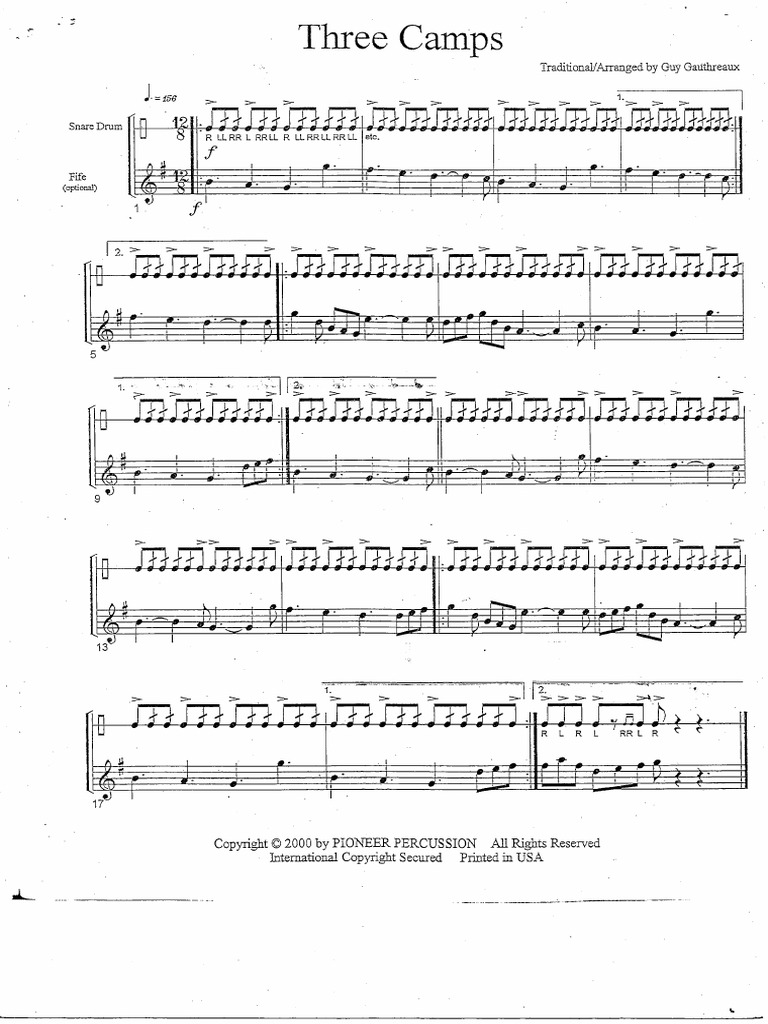 Six Traditional Solos for Snare Drum