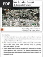 Download Plastic Waste In India  Current Scenario  Recycle Future  by up4all SN305616894 doc pdf