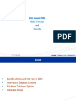 SQL Server 2005 Basic Concept and Benefits: TCS Internal