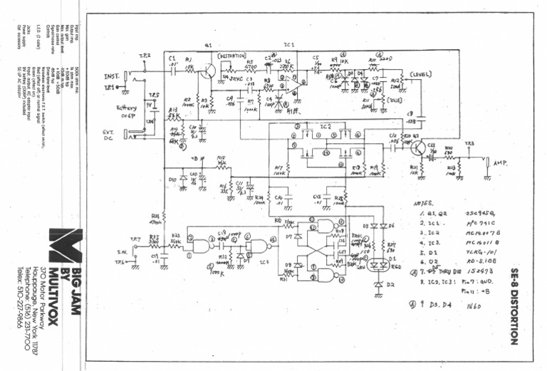 Big Jam SE-8 Distortion | PDF