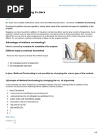 Method Overloading in Java