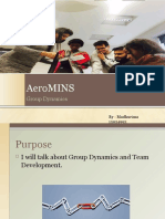 Aeromins: Group Dynamics